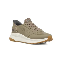 Sneakers da Uomo taupe con tecnologia Memory Foam Skechers Slip-ins