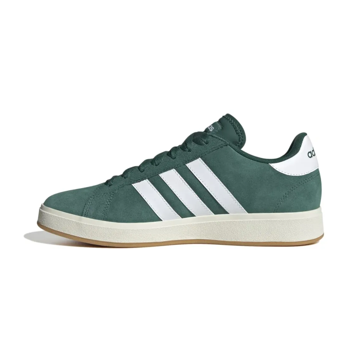 Sneakers da uomo verdi in pelle con logo adidas Grand Court Base 00s
