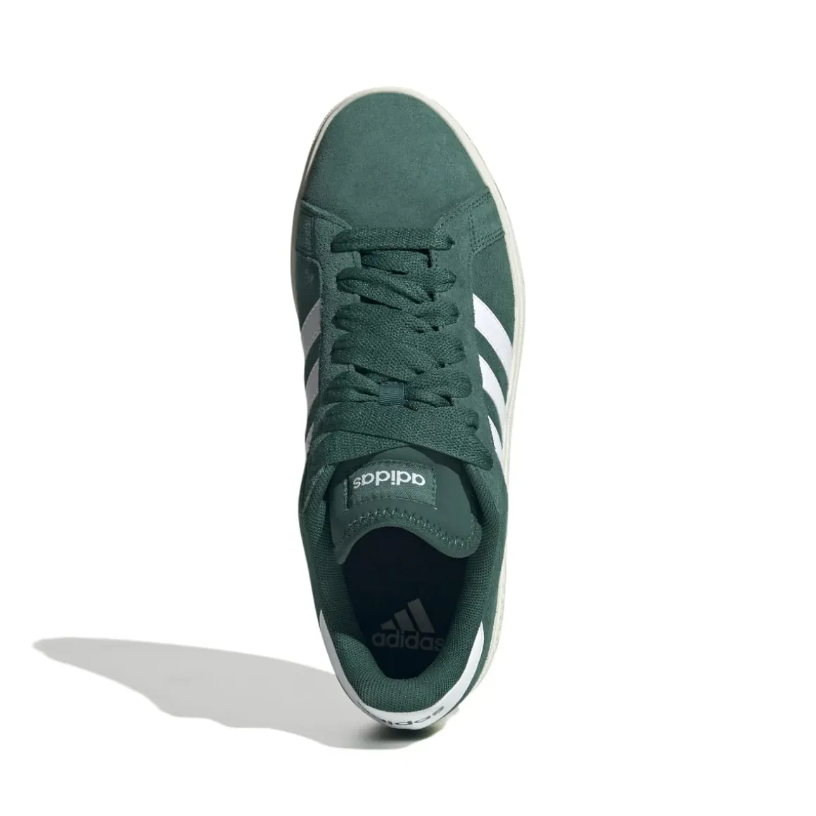Sneakers da uomo verdi in pelle con logo adidas Grand Court Base 00s