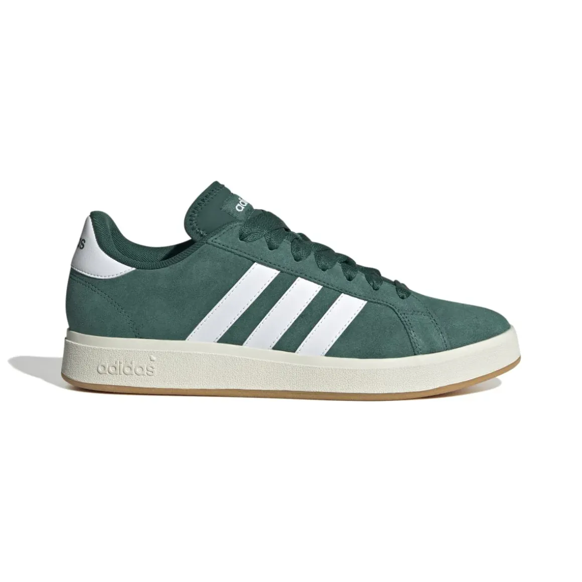Sneakers da uomo verdi in pelle con logo adidas Grand Court Base 00s