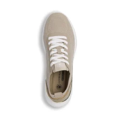 Sneakers Donna Beige in tessuto tecnico effetto scamosciato Lumberjack