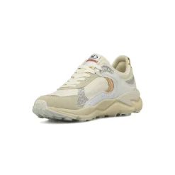 Sneakers donna Swish Jeans bianche con glitter e inserti metallizzati