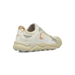 Sneakers donna Swish Jeans bianche con glitter e inserti metallizzati