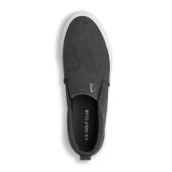 Sneakers estive slip-on da Uomo nere in tela US Golf Club