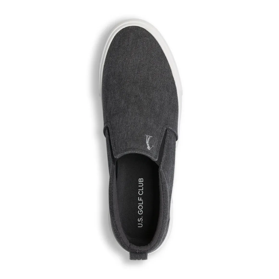 Sneakers estive slip-on da Uomo nere in tela US Golf Club