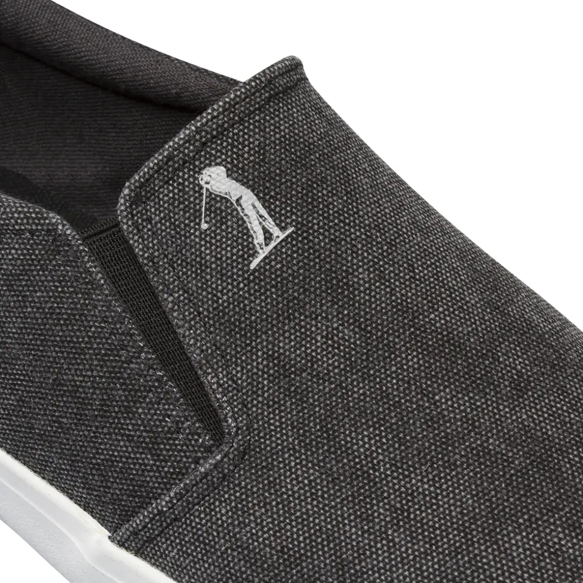 Sneakers estive slip-on da Uomo nere in tela US Golf Club
