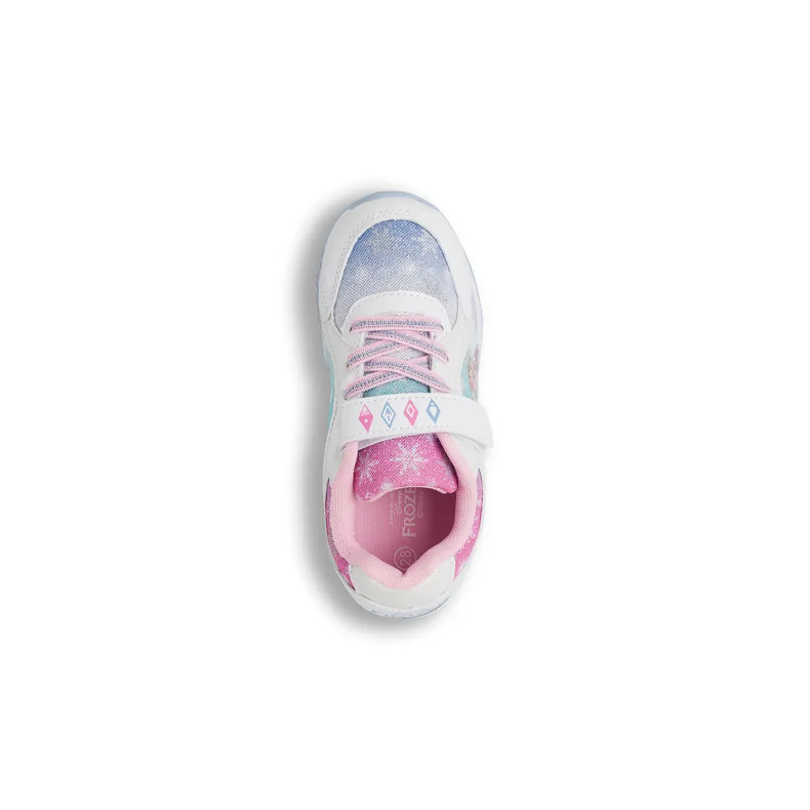 Sneakers Frozen bianche da Bambina con luci e stampa Frozen