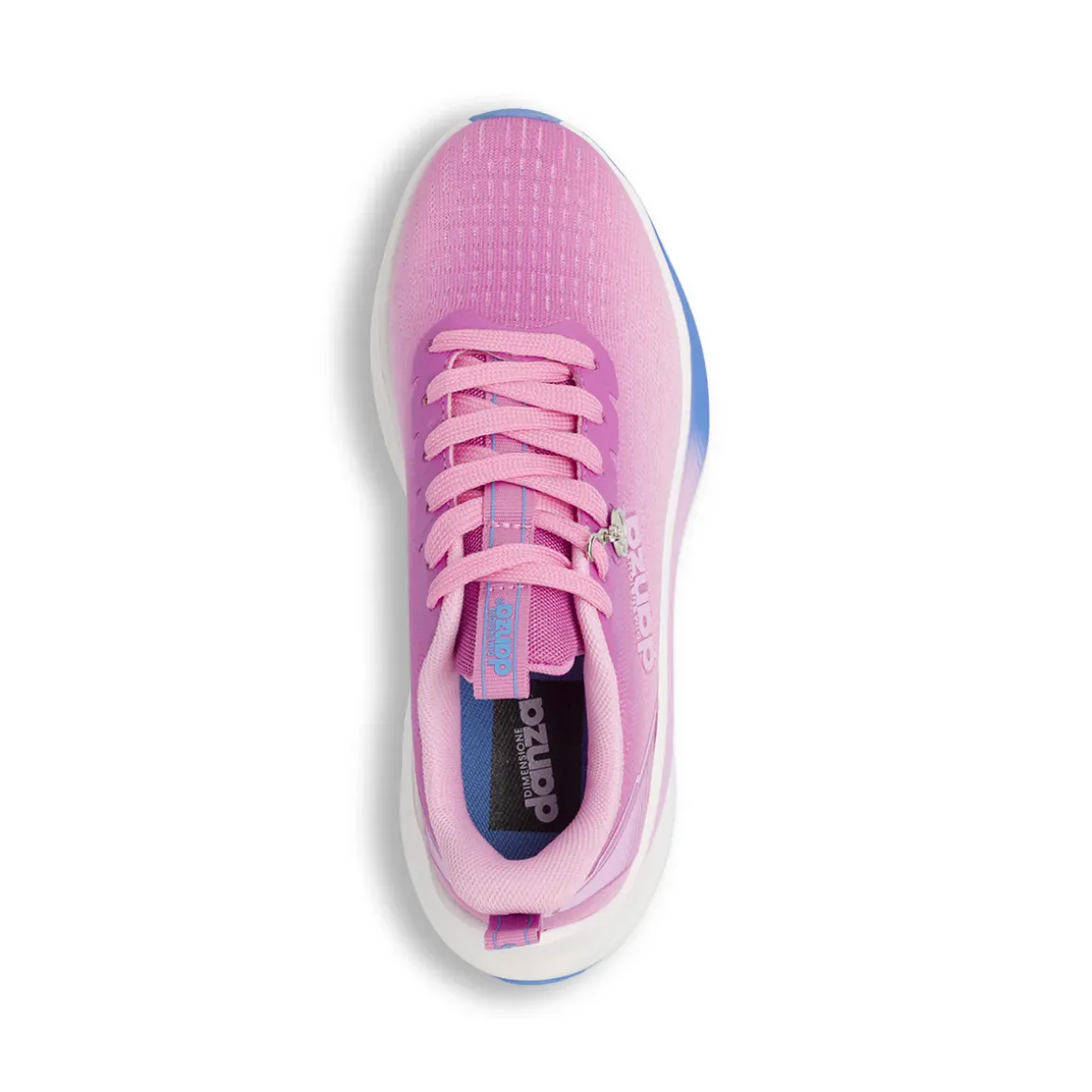Sneakers fucsia da Bambina in tessuto con charms Dimensione Danza