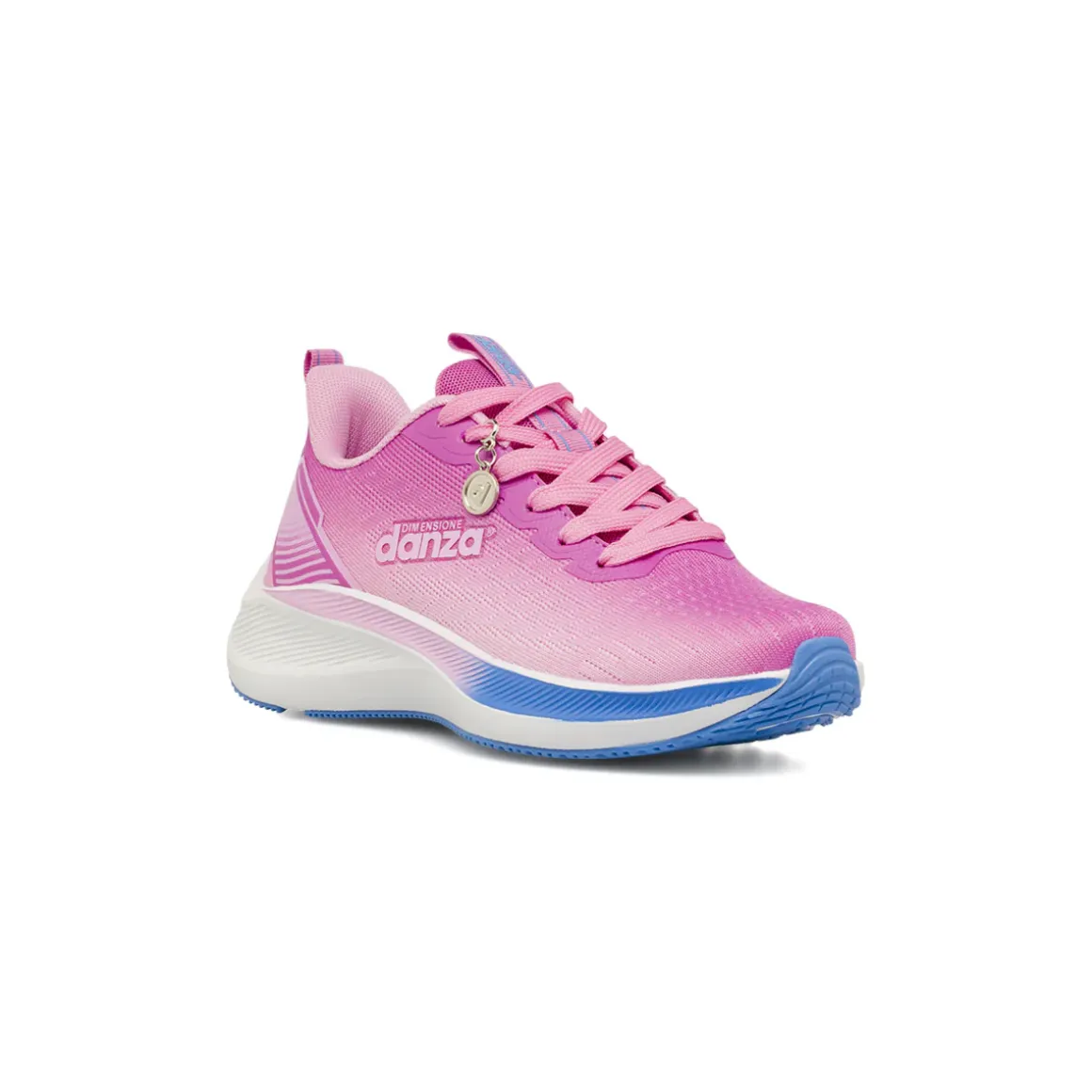 Sneakers fucsia da Bambina in tessuto con charms Dimensione Danza