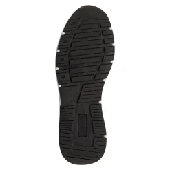 Sneakers gialle casual da uomo con dettagli neri e blu e logo Ducati