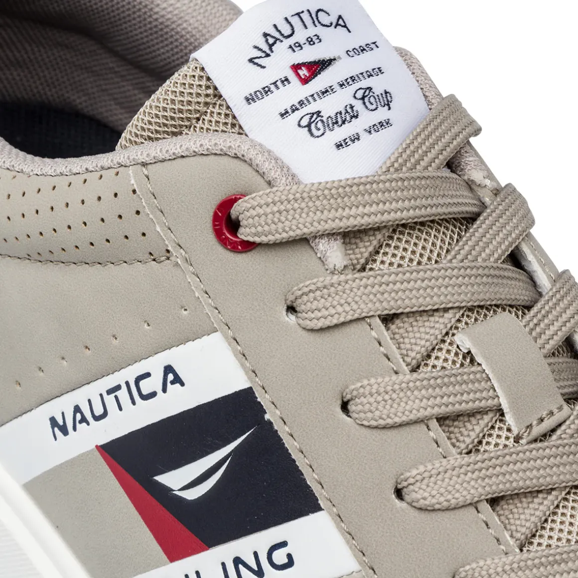 Sneakers Grigie con dettagli traforati da Uomo Nautica
