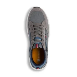 Sneakers grigie da Uomo con dettagli effetto scamosciato Lumberjack