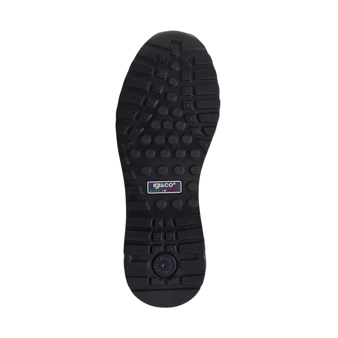 Sneakers grigie da Uomo con effetto scamosciato e Memory Foam Igi&Co