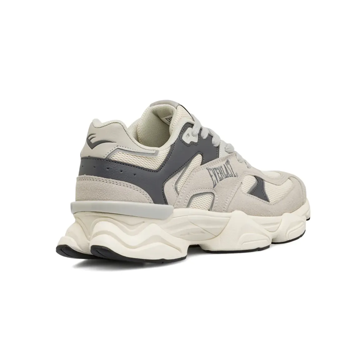 Sneakers grigie da Uomo con inserti effetto scamosciato Everlast