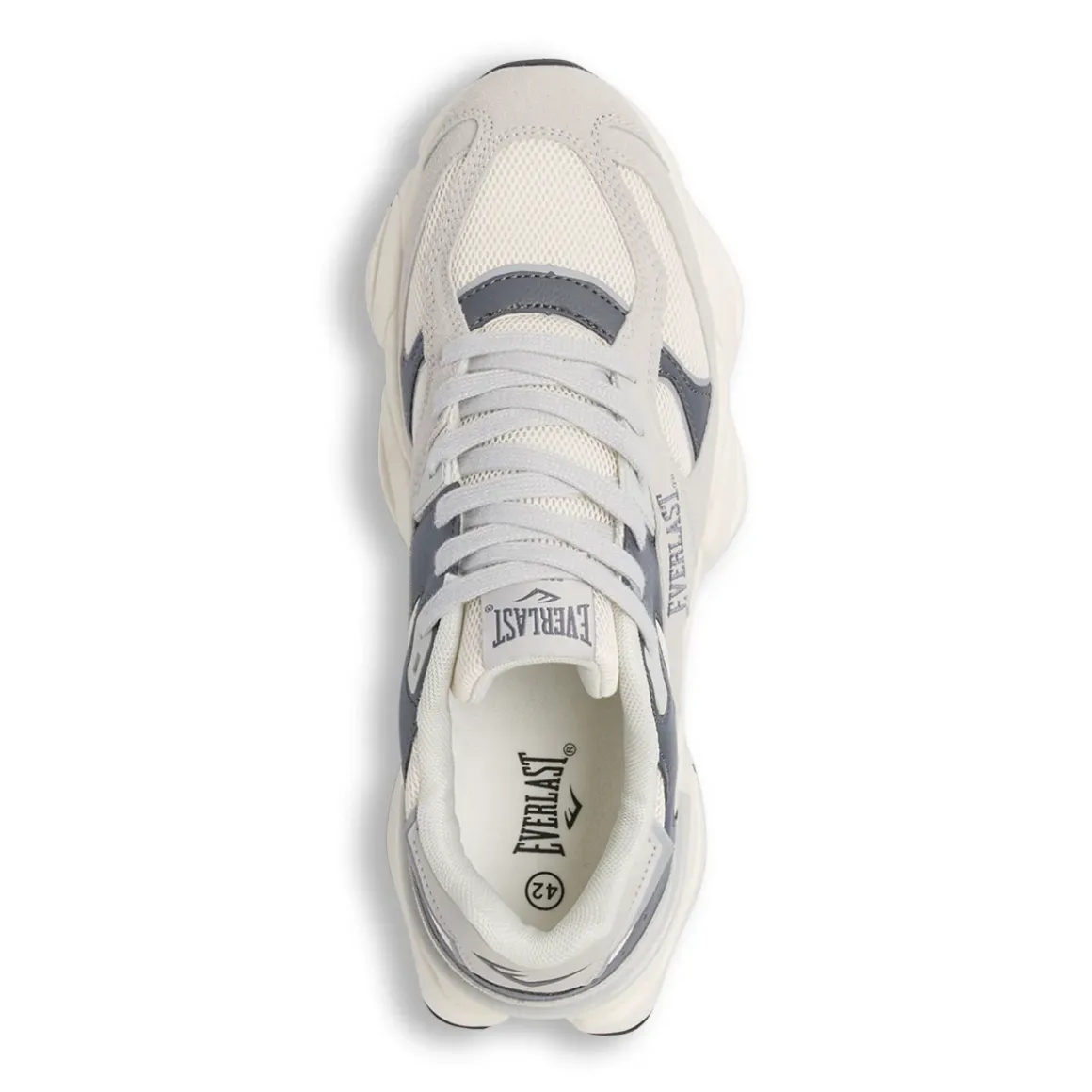 Sneakers grigie da Uomo con inserti effetto scamosciato Everlast
