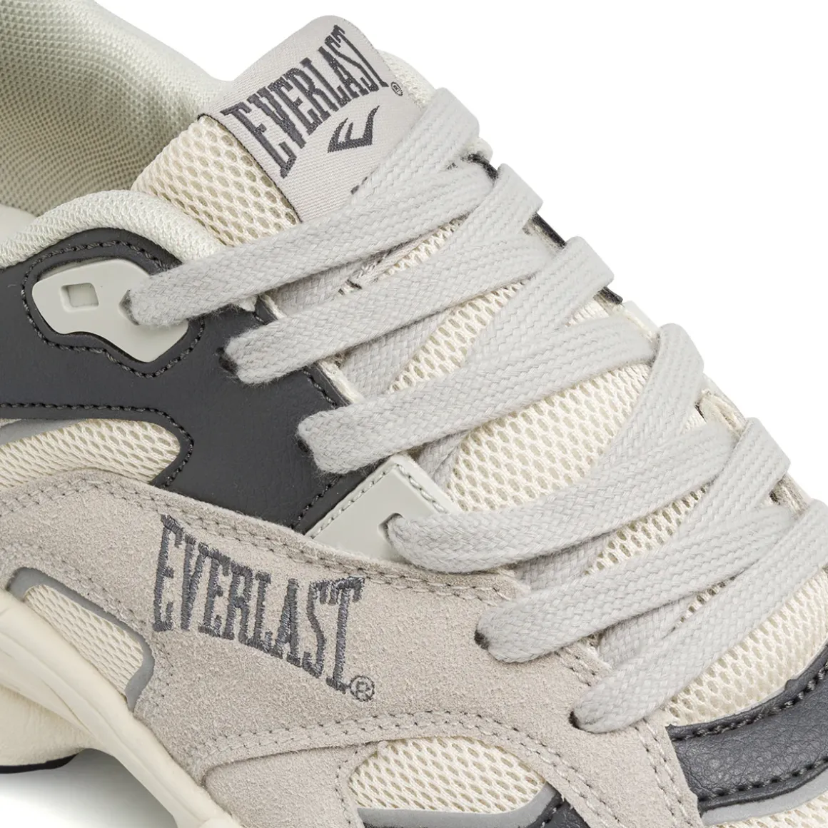 Sneakers grigie da Uomo con inserti effetto scamosciato Everlast