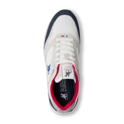 Sneakers grigie da Uomo con inserti in contrasto e logo U.S. Grand Polo