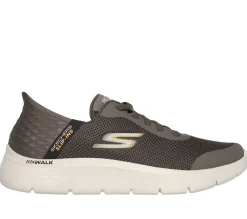 Sneakers grigie da uomo con soletta Air-Cooled Memory Foam Skechers Slip-ins: GO WALK Flex