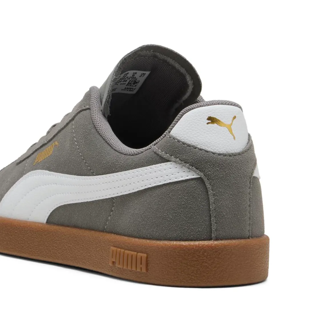 Sneakers grigie da Uomo effetto scamosciato Puma Club II Cast Iron