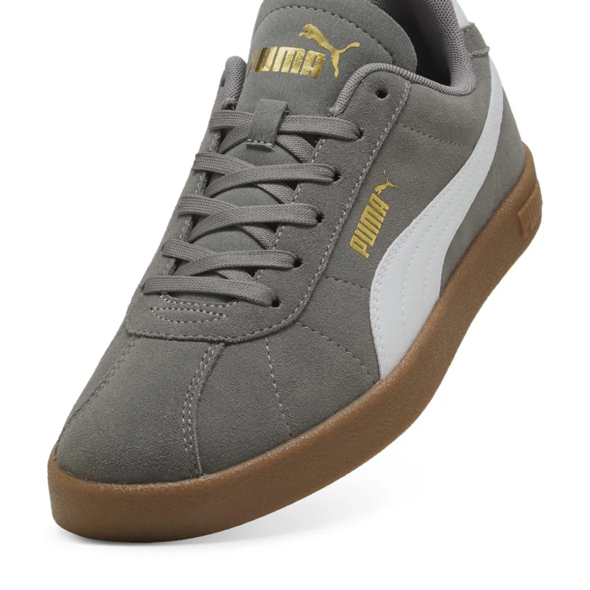 Sneakers grigie da Uomo effetto scamosciato Puma Club II Cast Iron