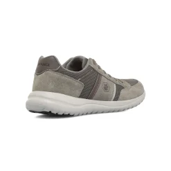 Sneakers grigie da uomo in pelle e tessuto Lumberjack Lee