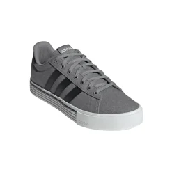 Sneakers grigie da Uomo in tela con tre strisce DAILY 4.0 adidas