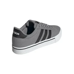 Sneakers grigie da Uomo in tela con tre strisce DAILY 4.0 adidas