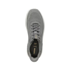 Sneakers Grigie da Uomo in tessuto mesh Geox Fast In