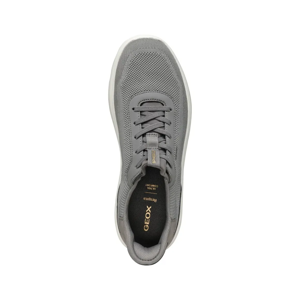 Sneakers Grigie da Uomo in tessuto mesh Geox Fast In