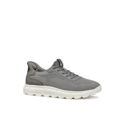 Sneakers Grigie da Uomo in tessuto mesh Geox Fast In