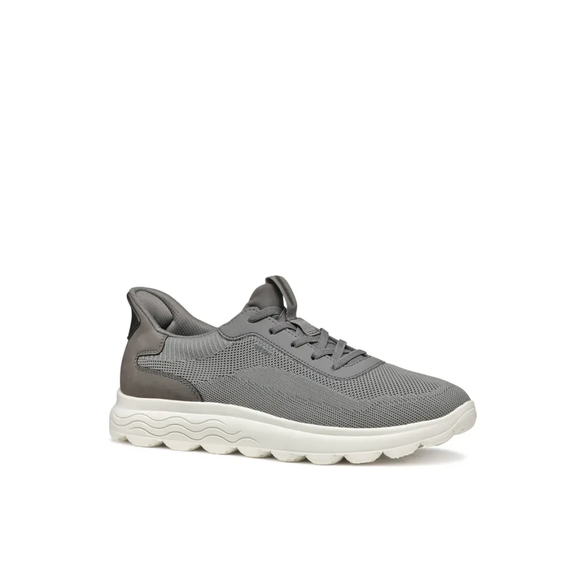 Sneakers Grigie da Uomo in tessuto mesh Geox Fast In