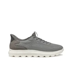 Sneakers Grigie da Uomo in tessuto mesh Geox Fast In