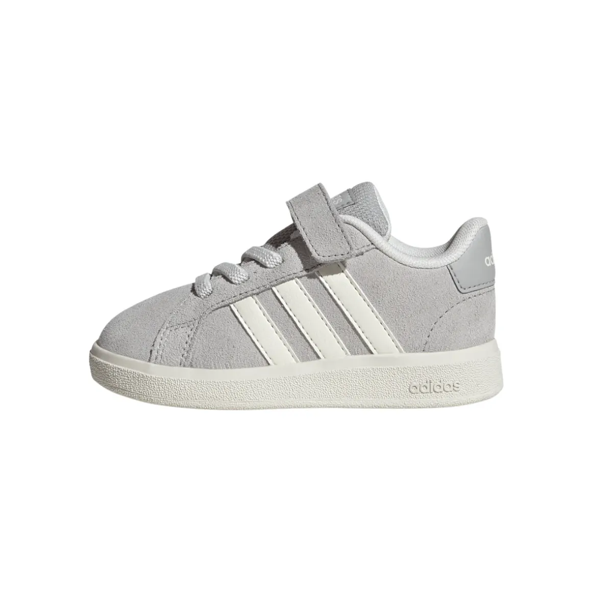 Sneakers grigie Primi Passi con strappo adidas Grand court 00s