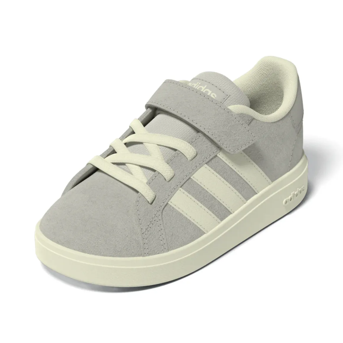 Sneakers grigie Primi Passi con strappo adidas Grand court 00s
