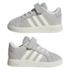 Sneakers grigie Primi Passi con strappo adidas Grand court 00s