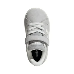 Sneakers grigie Primi Passi con strappo adidas Grand court 00s