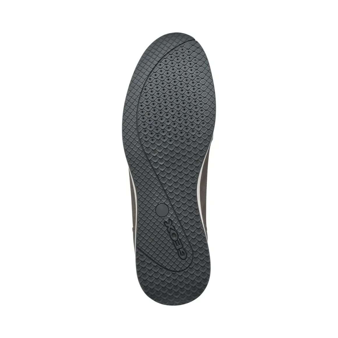 Sneakers grigie Uomo con dettagli effetto scamosciato traspirante Geox