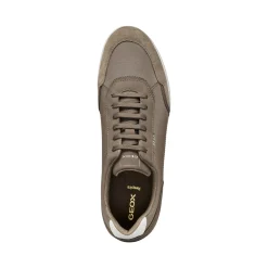 Sneakers grigie Uomo con inserti effetto scamosciato Geox
