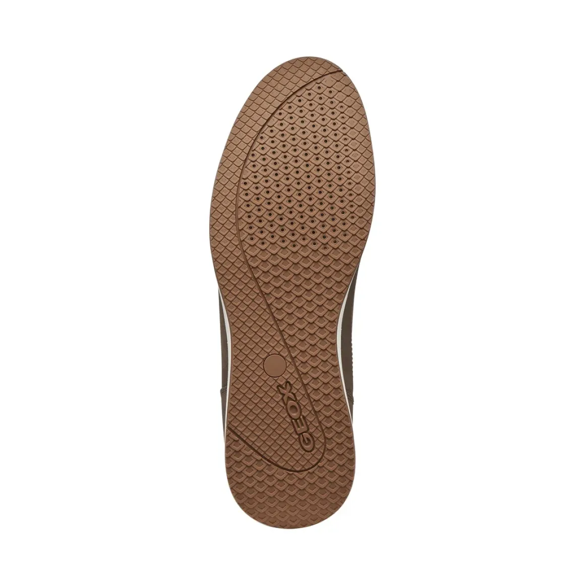 Sneakers grigie Uomo con inserti effetto scamosciato Geox