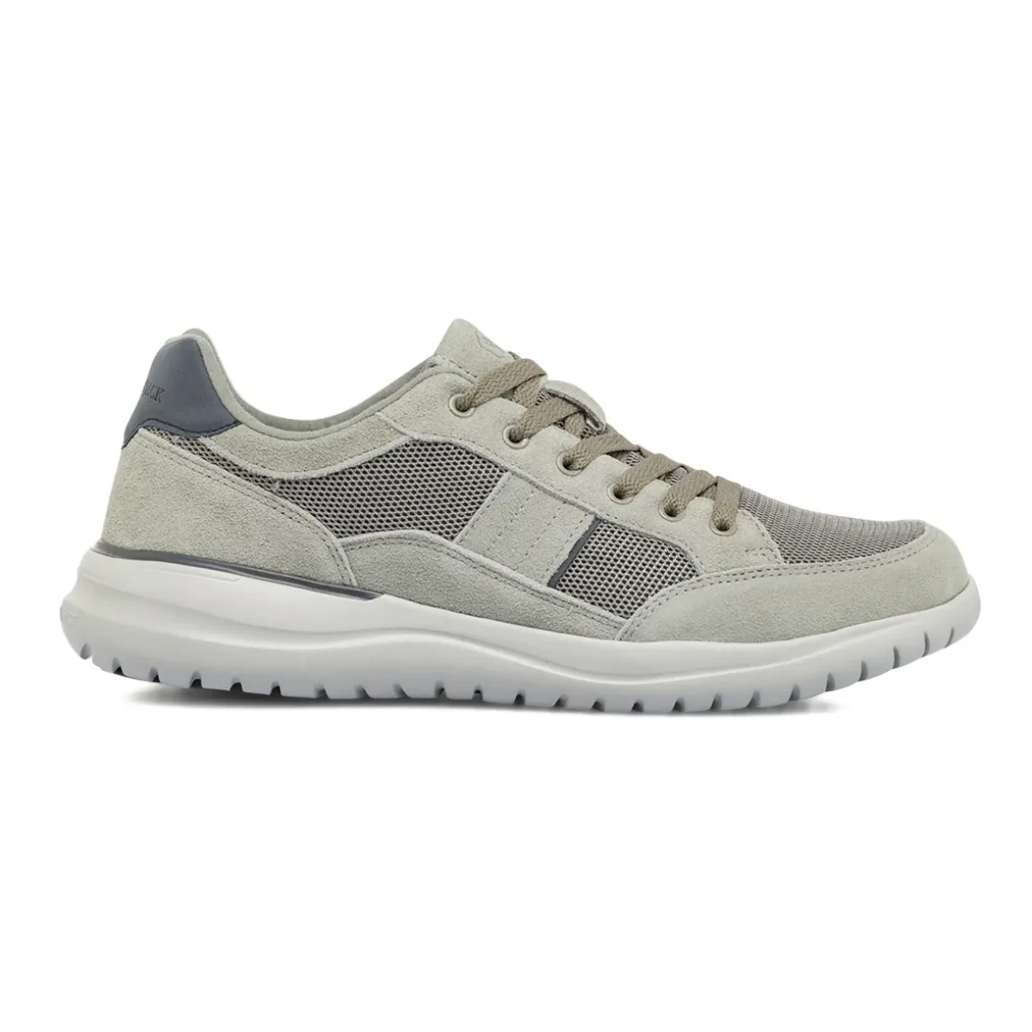 Sneakers grigie Uomo con inserti mesh effetto scamosciato Lumberjack