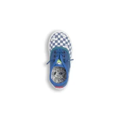 Sneakers in tela blu da Bambino a scacchi Snoopy Peanuts Lumberjack