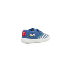 Sneakers in tela blu da Bambino a scacchi Snoopy Peanuts Lumberjack
