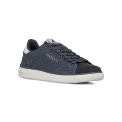 Sneakers in tessuto effetto jeans da Uomo con logo Nautica
