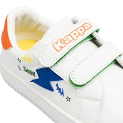 Sneakers Kappa da Primi passi bambino bianche con chiusura a strappo