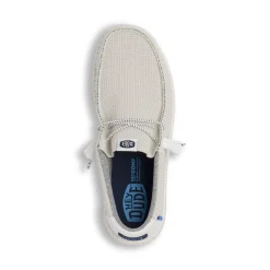 Sneakers leggere bianche off-white da Uomo in tela Heydude Wally
