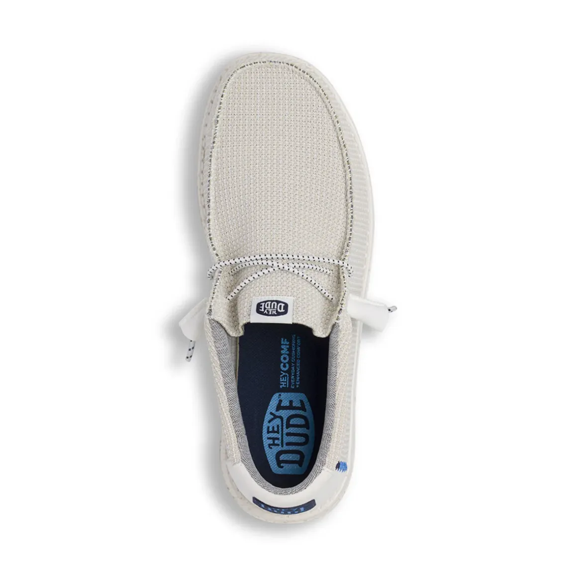 Sneakers leggere bianche off-white da Uomo in tela Heydude Wally