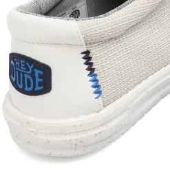 Sneakers leggere bianche off-white da Uomo in tela Heydude Wally