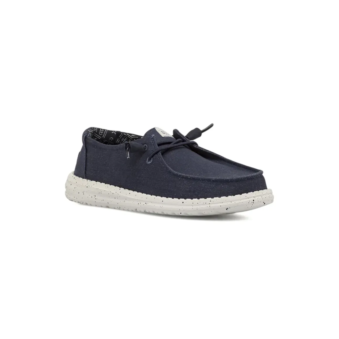 Sneakers leggere blu da Donna in tela con lacci elastici Heydude Wendy