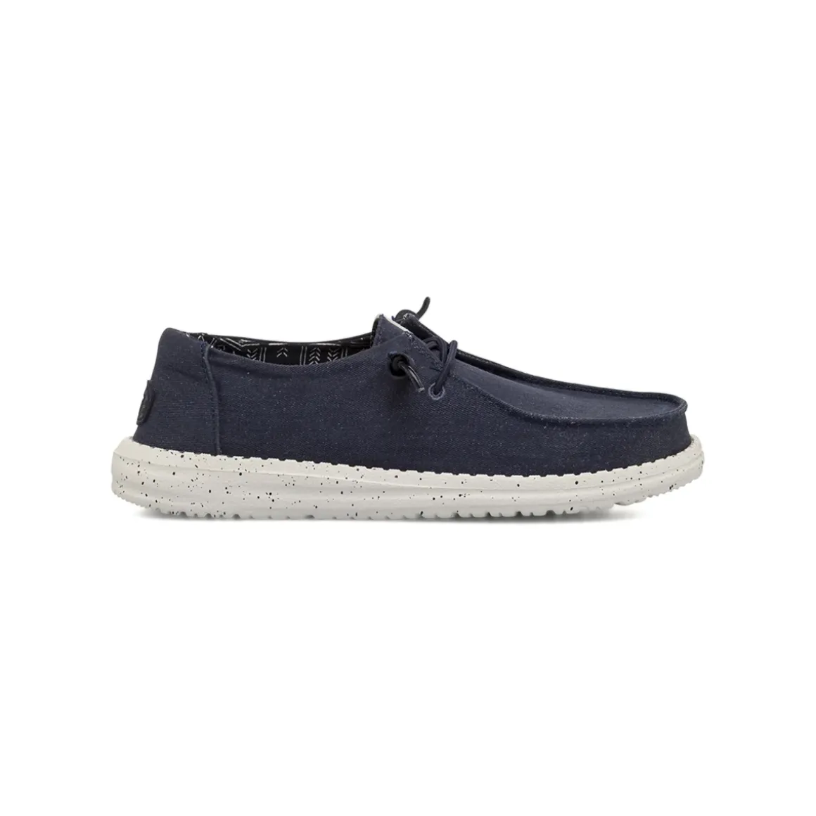 Sneakers leggere blu da Donna in tela con lacci elastici Heydude Wendy