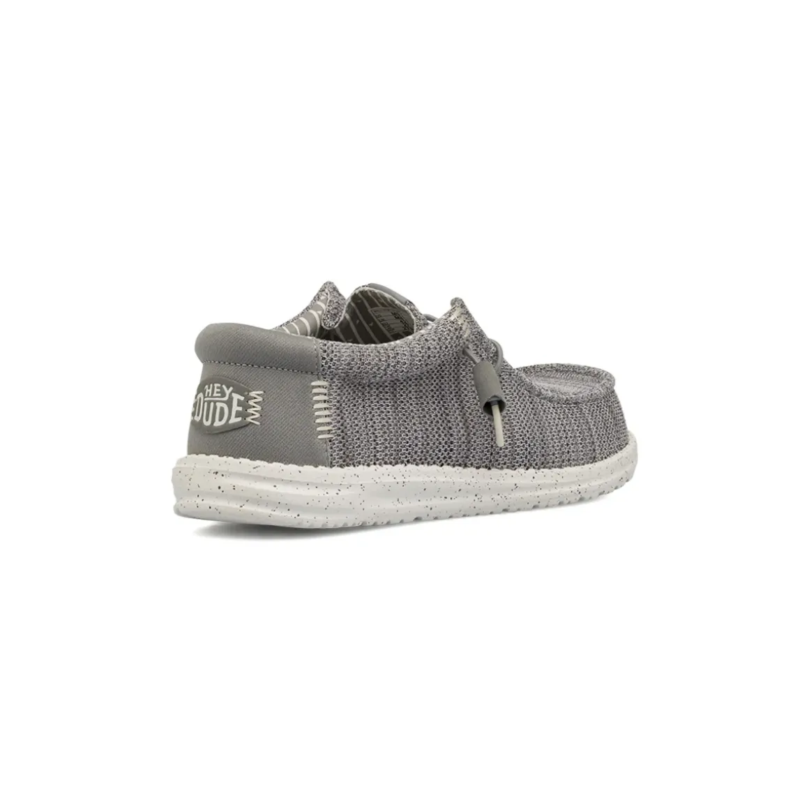 Sneakers leggere grigie da Uomo in tela Heydude Wally stretch